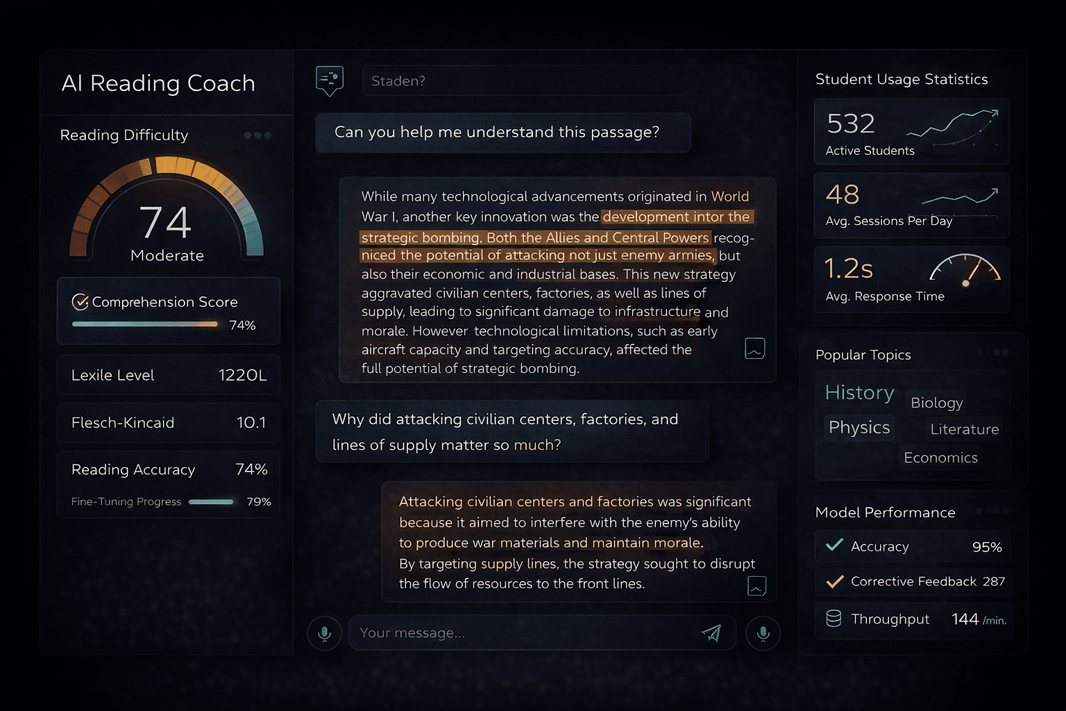 AIRS — Dashboard View
